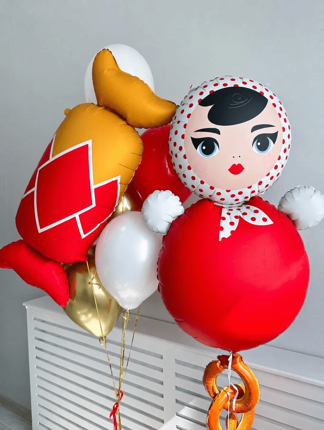 Набор шаров для девочки с надписью (фото 1)