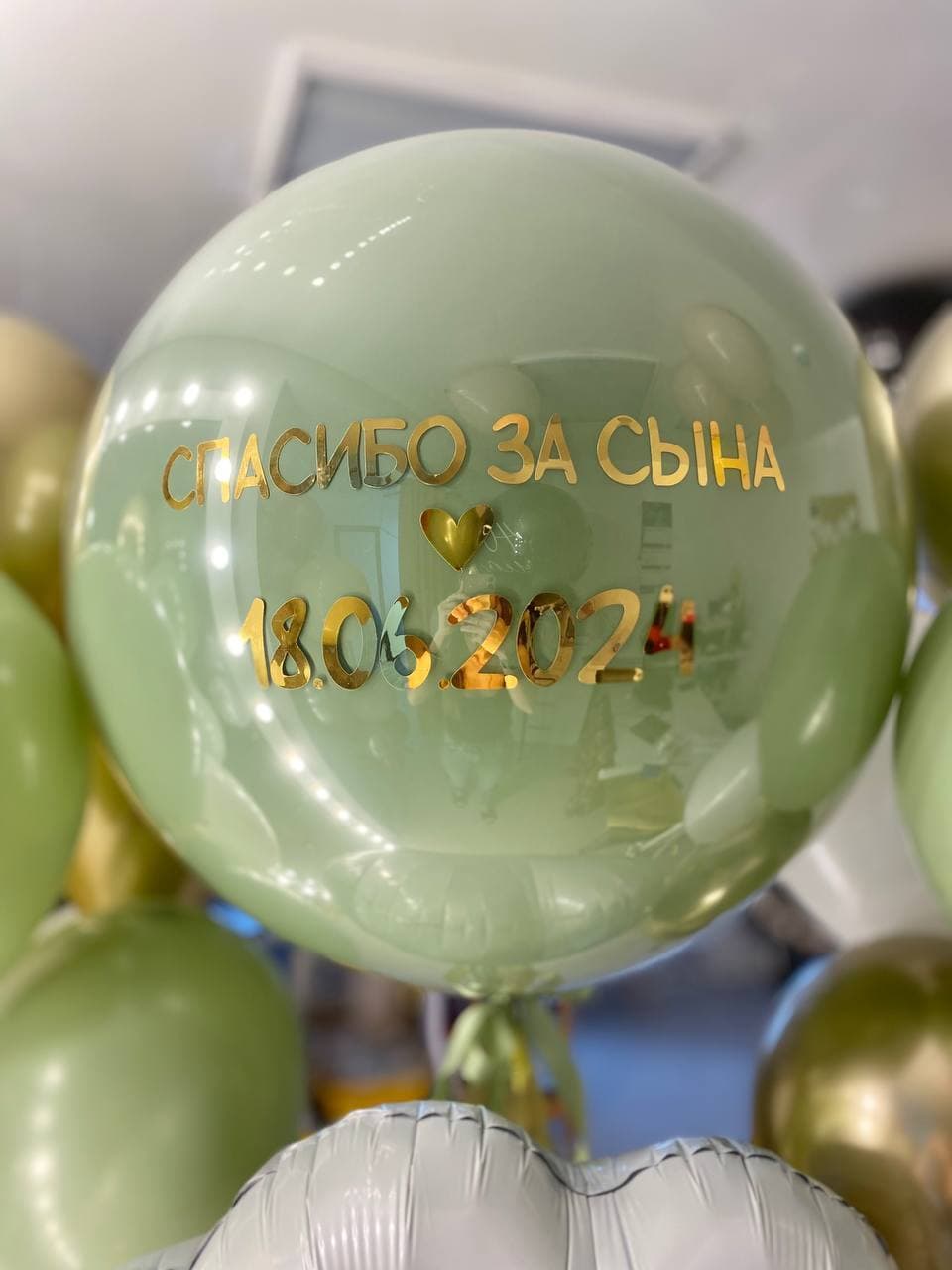 Набор шаров для девочки с фигуркой (фото 2)